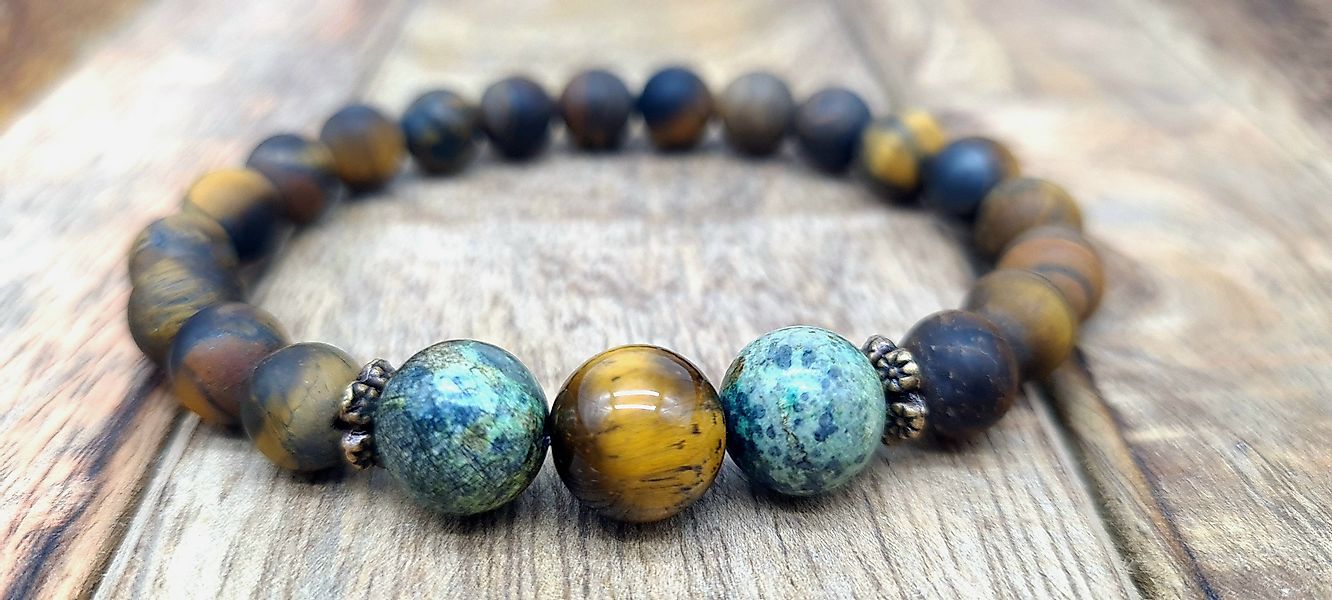 NAHLE Armband Naturstein Perlenarmband, mit Afrikanischem günstig online kaufen