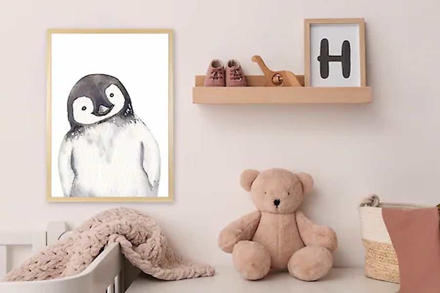 queence Bild mit Rahmen »Pinguin«, Fantasy-Pinguine-Tiere, (1 St.), HD Prem günstig online kaufen