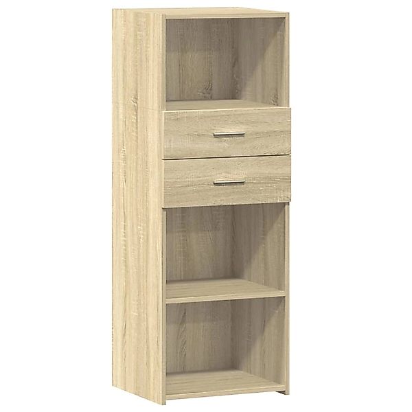 vidaXL Highboard Sonoma-Eiche 45x42,5x124 cm Holzwerkstoff 846168 günstig online kaufen