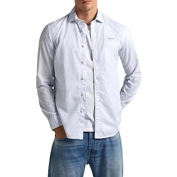 Pepe Jeans Langarmhemd mit Logo-Schriftzug auf günstig online kaufen