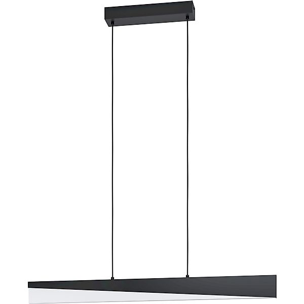 Eglo LED-Pendelleuchte Isidro 110 cm x 6 cm x 79,5 cm Schwarz Satiniert günstig online kaufen