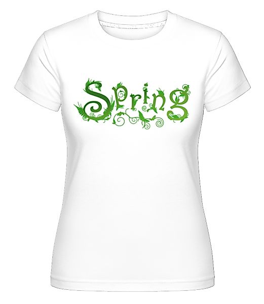 Spring Lettering · Shirtinator Frauen T-Shirt günstig online kaufen