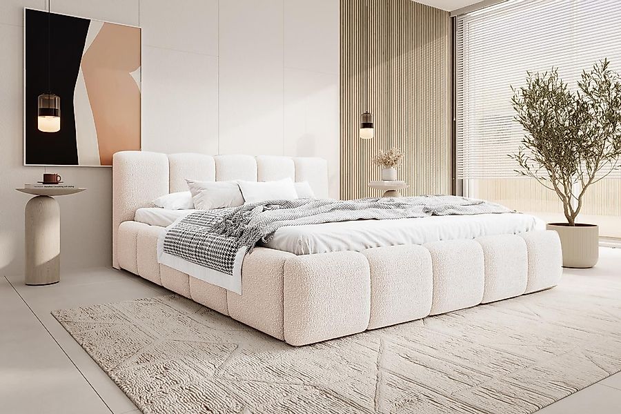 Compleo Polsterbett mit niedriges Kopfteil, Design günstig online kaufen