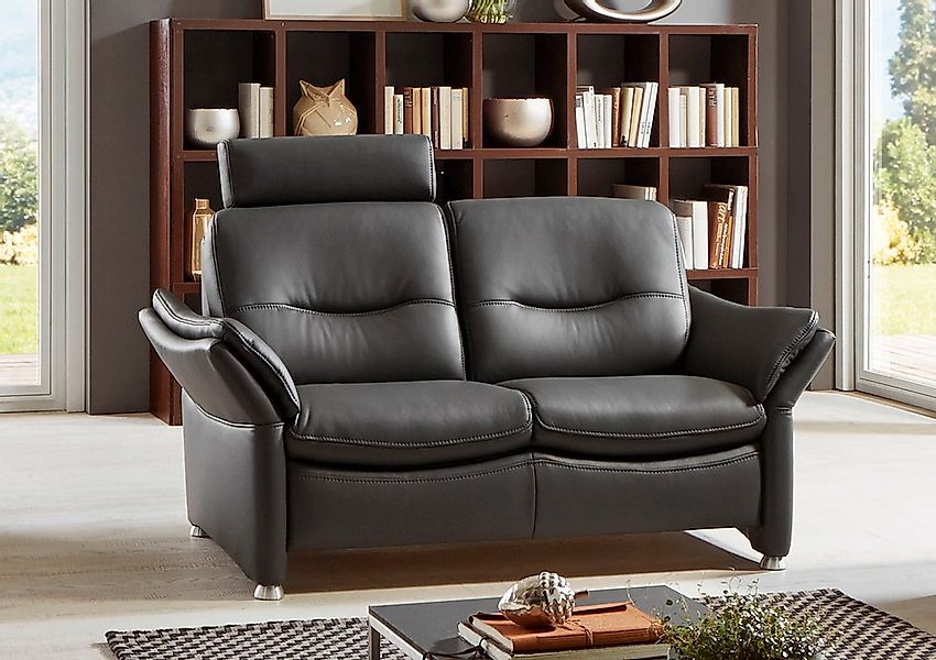 HUKLA 2-Sitzer "HU-SF15058 Ledersofa, Breite 164 cm", hochwertiges Glattled günstig online kaufen