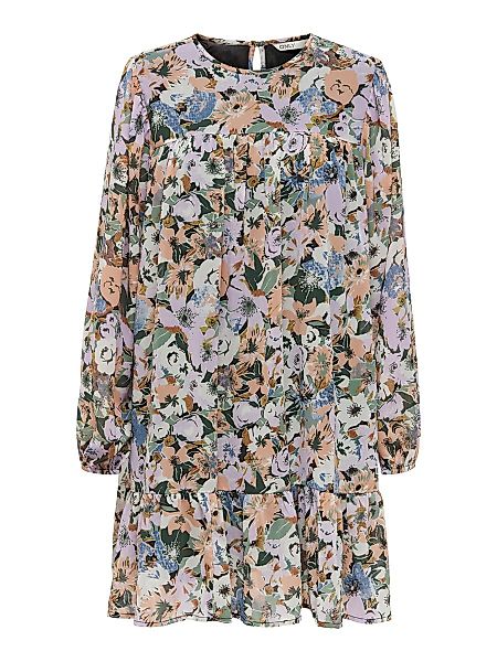 ONLY Print Kleid Damen Schwarz günstig online kaufen