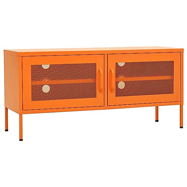 Tv-schrank Orange 105x35x50 Cm Stahl günstig online kaufen