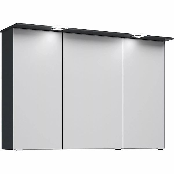 Pelipal Spiegelschrank Trentino Anthrazit Seidenglanz 105 cm günstig online kaufen