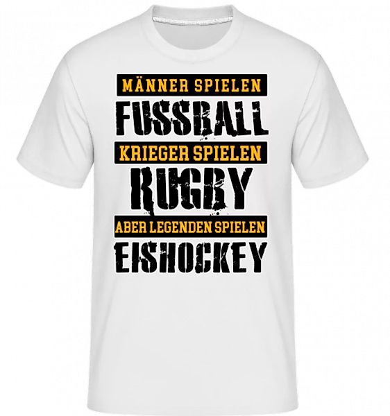 Legenden Spielen Eishockey · Shirtinator Männer T-Shirt günstig online kaufen