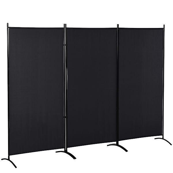 HOMCOM Paravent 3-teilig 253 x 182 cm Raumteiler Raumtrenner, Faltbar Trenn günstig online kaufen