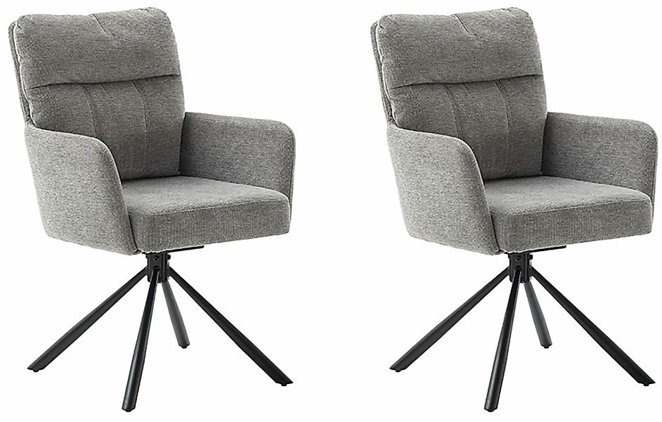MCA furniture Esszimmerstuhl "UTICA" () (2er-Set), drehbar 180, Taschenfede günstig online kaufen