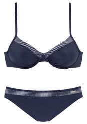 LASCANA Bügel-Bikini mit gestreiften Einsätzen günstig online kaufen