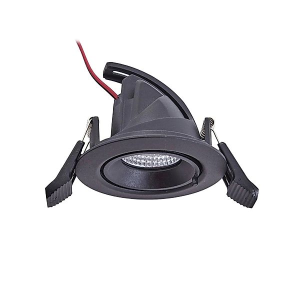 Arcchio LED Hochvolt Einbaustrahler Harcos 10017535 Modern in Schwarz aus A günstig online kaufen