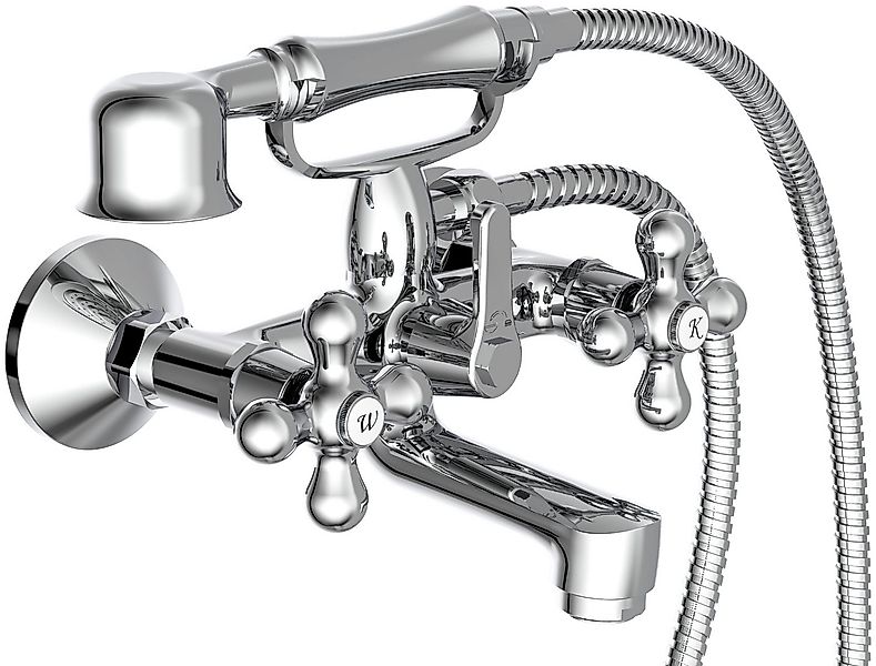 Schütte Wannenarmatur Elk (Set) Mischbatterie Badewanne, Wasserhahn Bad mit günstig online kaufen