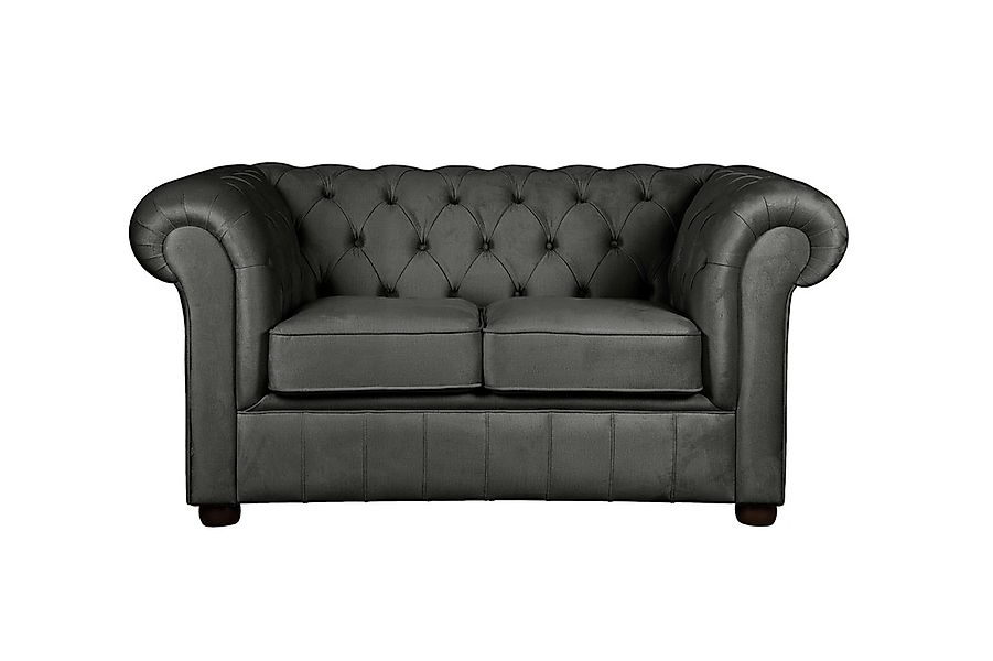 Home affaire 2-Sitzer "CHARENTE, Chesterfield-Sofa, Wellenfederung, Maße: B günstig online kaufen