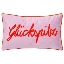 PAD Kissenhülle Kissenhülle Letters Glückspilz Lilac günstig online kaufen