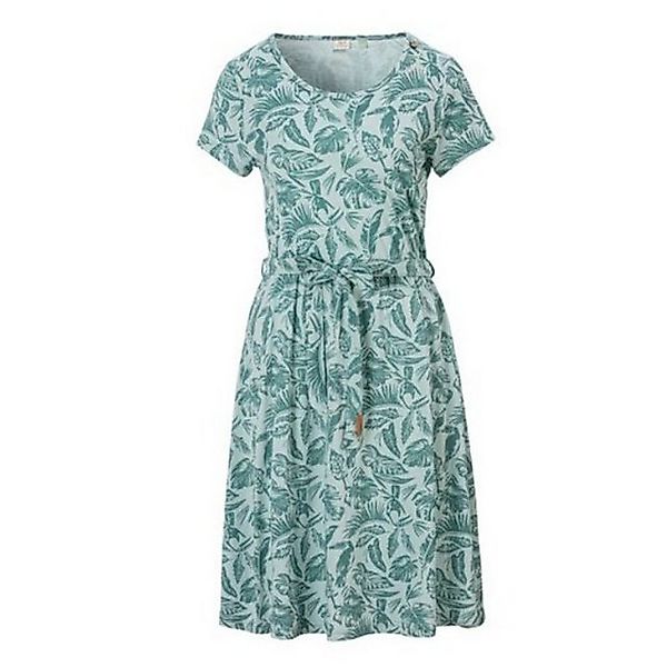 Ragwear Minikleid OLINA DRESS ORG mit Taillen Bindegürtel und floralem Allo günstig online kaufen