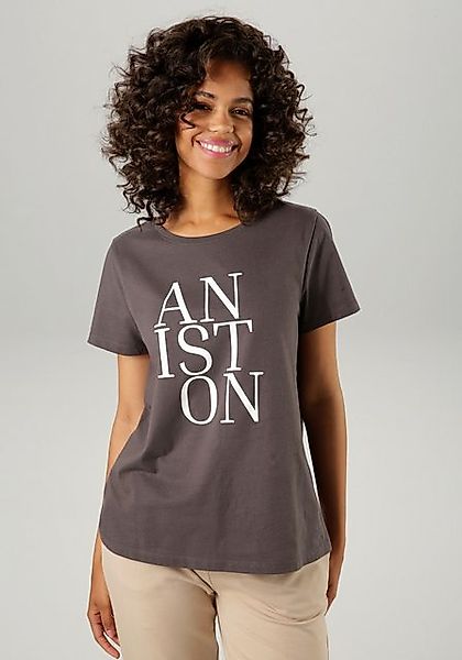 Aniston CASUAL T-Shirt mit ANISTON-Schriftzug günstig online kaufen