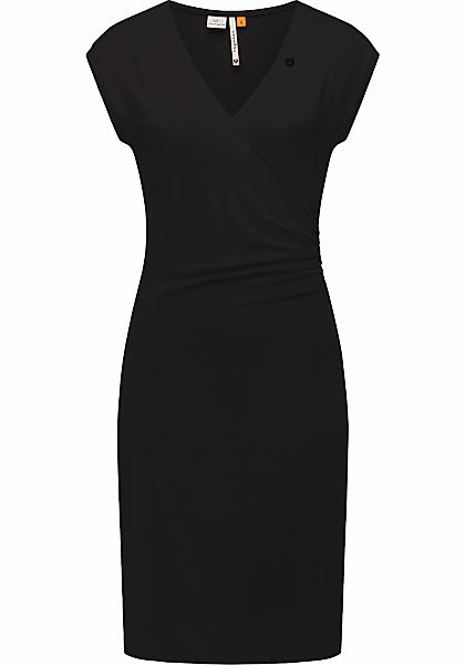 Ragwear Etuikleid "Crupi", figurbetontes Sommerkleid mit Raffung an der Tai günstig online kaufen