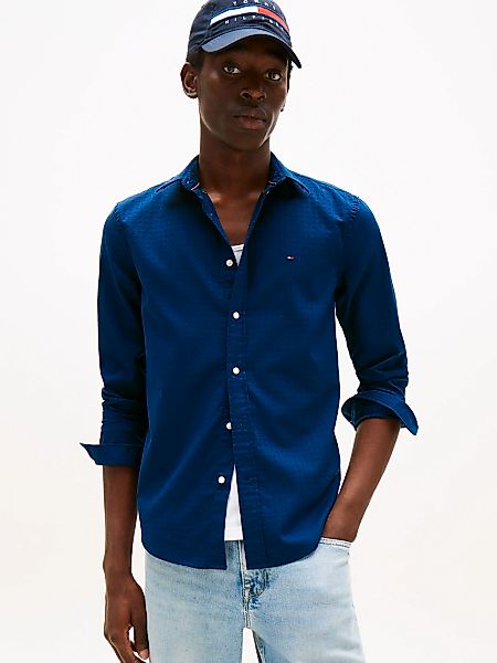 Tommy Hilfiger Langarmhemd "DOBBY STRUCTURE Regular Fit SHIRT" günstig online kaufen
