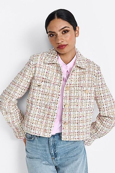RICHROYAL Bouclèjacke Mit Rundhalsausschnitt günstig online kaufen
