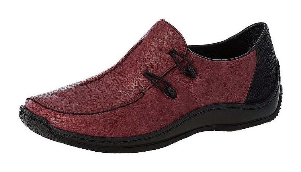 Rieker Slipper Freizeitschuh, Komfortschuh mit strukturiertem günstig online kaufen