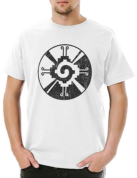 Urban Backwoods Print-Shirt Maya Balance Herren T-Shirt Mayan Mayans Mayas günstig online kaufen