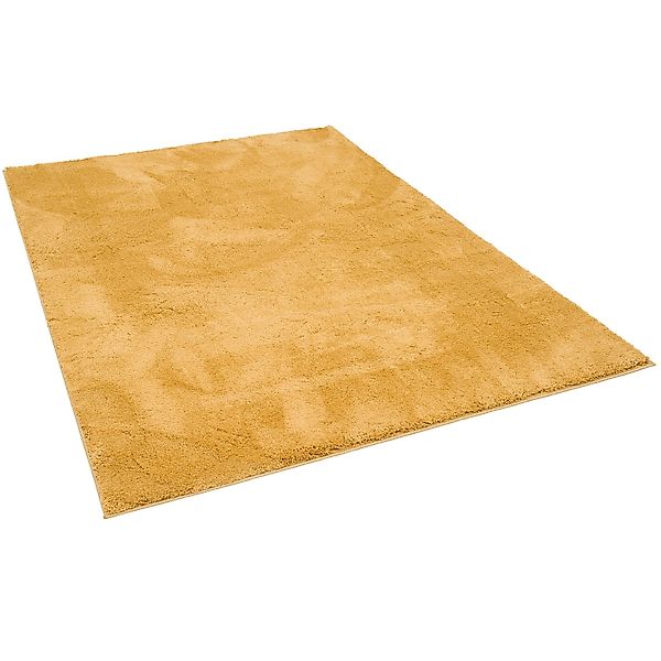 Pergamon Luxus Super Soft Hochflor Langflor Teppich Silky Curry 200x290cm günstig online kaufen
