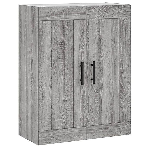 vidaXL Wandschrank Grau Sonoma 69,5x34x90 cm Holzwerkstoff 830410 günstig online kaufen