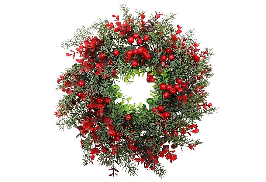 Kunstkranz Dekokranz Weihnachtskranz Kunstkranz Dekorative Blumenkranz, CLT günstig online kaufen