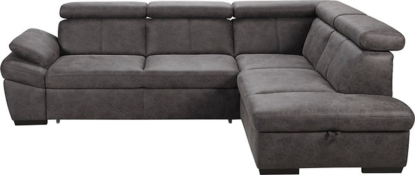 exxpo - sofa fashion Ecksofa »Salerno, Funktionssofa, hoher Sitzkomfort, Br günstig online kaufen
