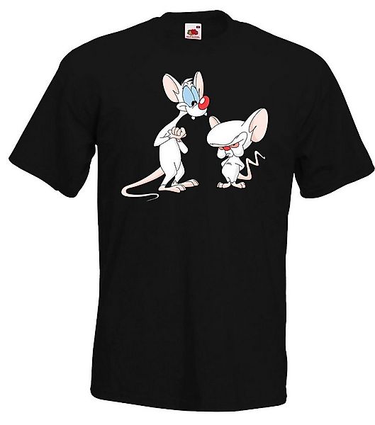 Youth Designz Print-Shirt Brain und Pinky T-Shirt für Herren mit trendigem günstig online kaufen