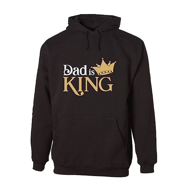 G-graphics Hoodie Dad is King mit trendigem Frontprint mit Spruch zum Vater günstig online kaufen