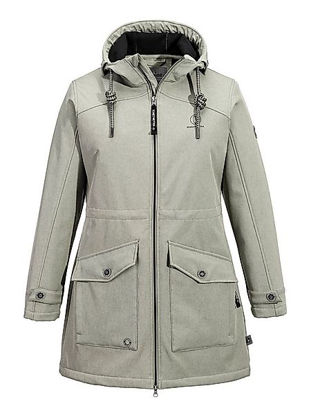 Schietwetter Softshellmantel Damen Softshelljacke "Goldhaar Emmy" günstig online kaufen