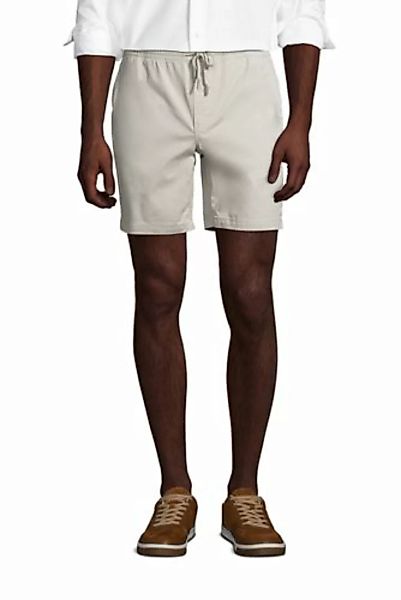 Chino-Shorts mit Dehnbund, Herren, Größe: XL Normal, Grau, Baumwolle, by La günstig online kaufen