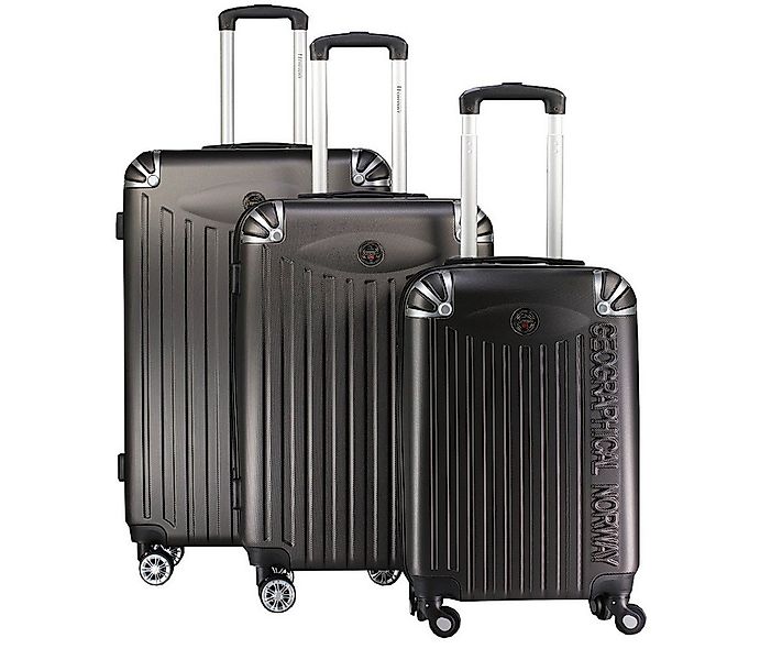 Geographical Norway Kofferset Robuste Rollkoffer Softless, 4 Rollen, (3 tlg günstig online kaufen