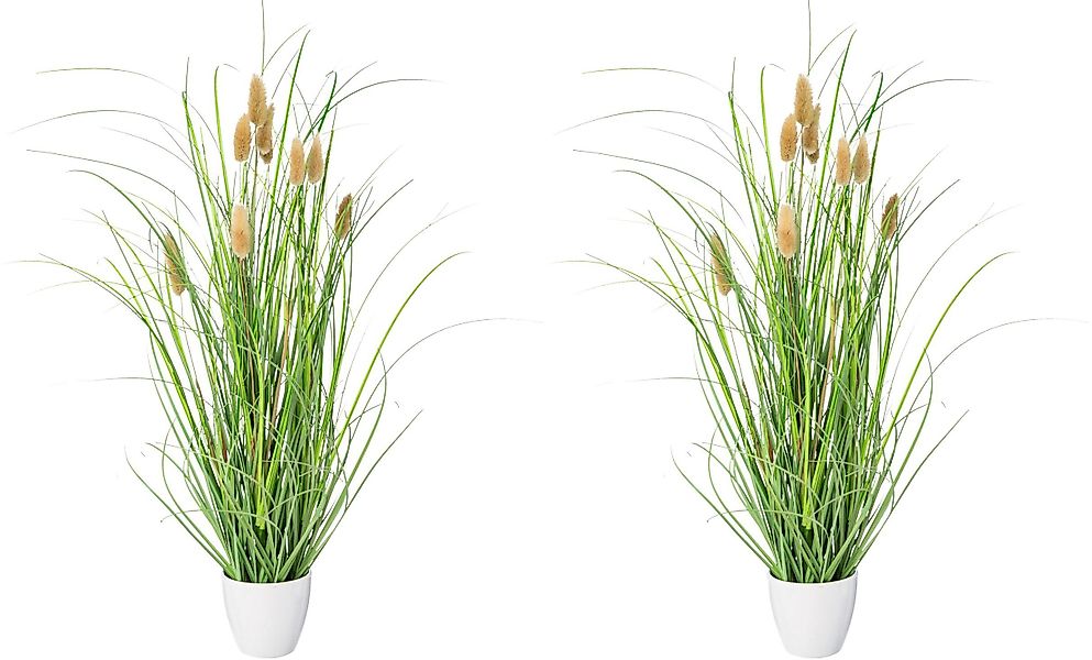 Kunstgras Grasbusch Lagurus Gras, Creativ green, günstig online kaufen