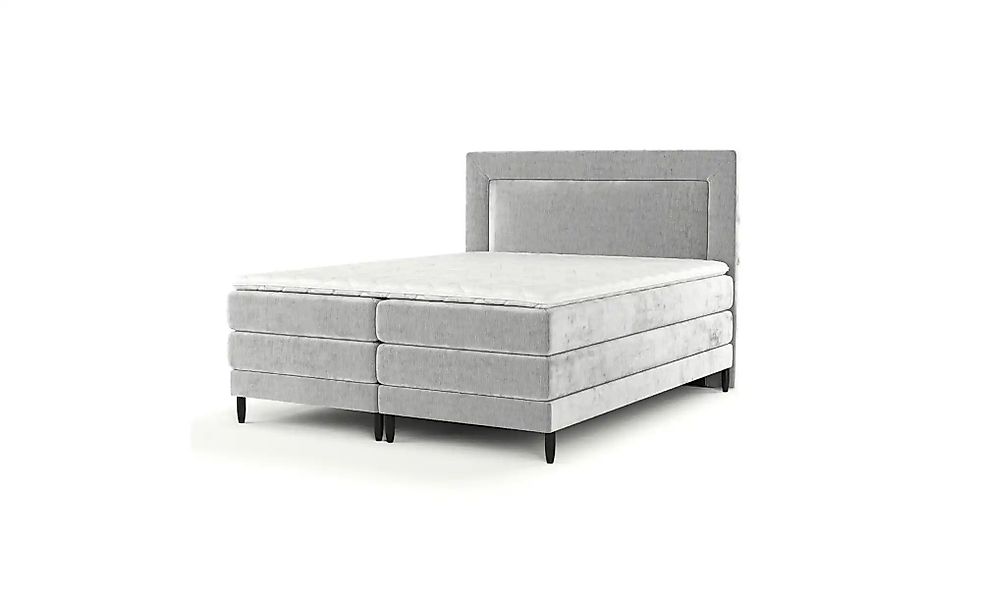 Boxspringbett   ¦ grau ¦ Maße (cm): B: 202 H: 123 Betten > Komfortbetten - günstig online kaufen