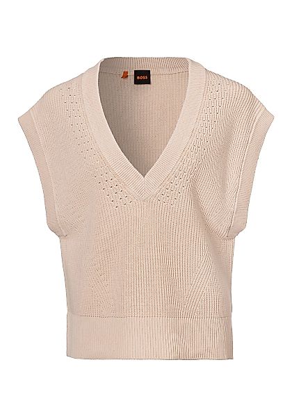 BOSS ORANGE T-Shirt "C Furray Premium Damenmode", mit V-Ausschnitt günstig online kaufen