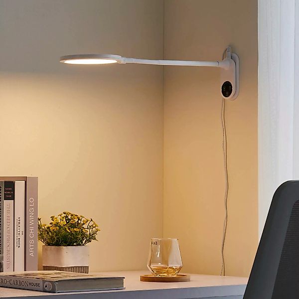 Lindby LED-Tischleuchte Valtaria, weiß, CCT, dimmbar günstig online kaufen