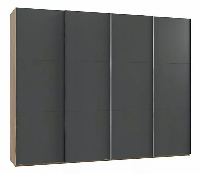 Schwebetürenschrank 4trg inkl. Syncro-Technik LEVEL36 A von WIMEX Grau günstig online kaufen