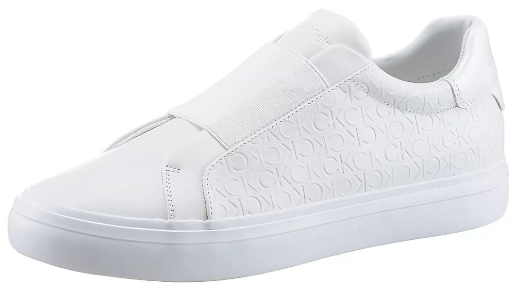 Calvin Klein Slip-On Sneaker "VULC SLIP ON - MONO MIX", mit Gummiband günstig online kaufen