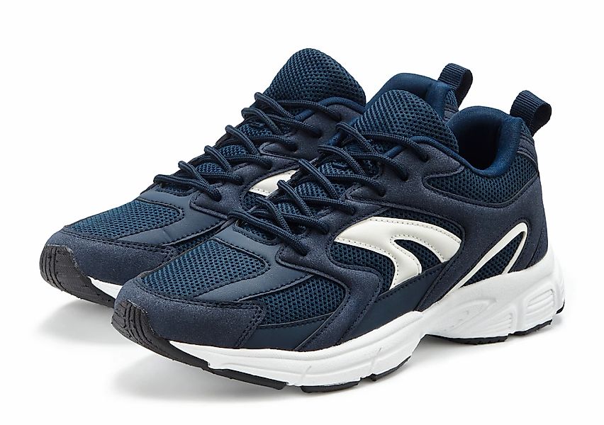 LASCANA Sneaker "Halbschuh," runde Schuhspitze, sportive Sohle, mit Schnüru günstig online kaufen
