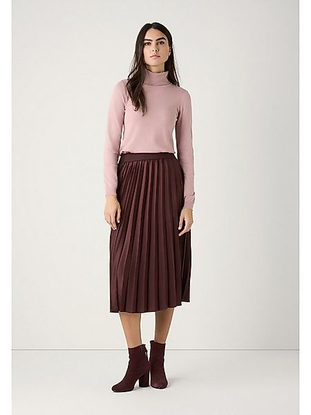 MORE&MORE A-Linien-Rock eleganter Maxi-Plisséerock günstig online kaufen