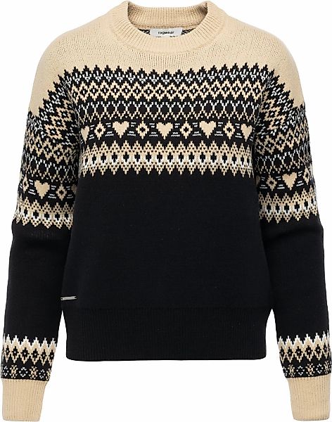 Ragwear Norwegerpullover "Oslana" Warmer Norweger Damen Strickpullover günstig online kaufen