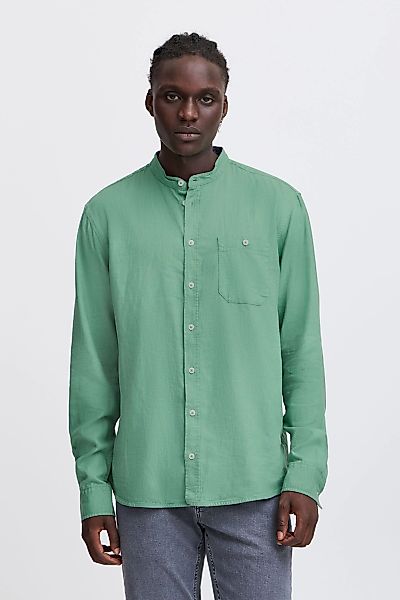 Blend Langarmhemd "BHBobby Shirt mandarin", Stilvolles Langarmhemd aus Lein günstig online kaufen