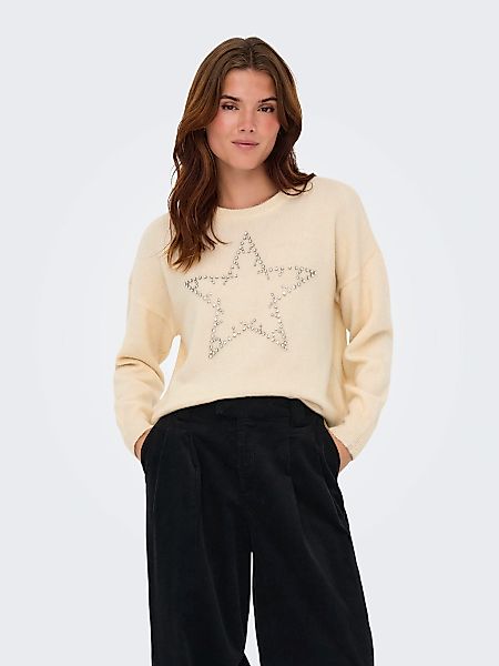 ONLY Strickpullover "ONLRENATA LS O-NECK BLING KNT" günstig online kaufen
