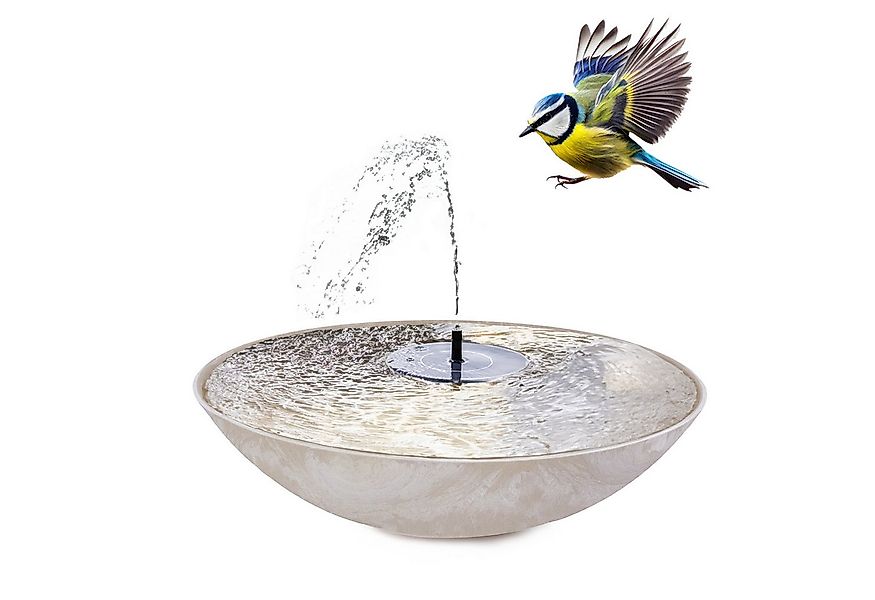 matches21 HOME & HOBBY Wasserspiel Solar-Brunnen Set für draußen - 45 cm Sc günstig online kaufen