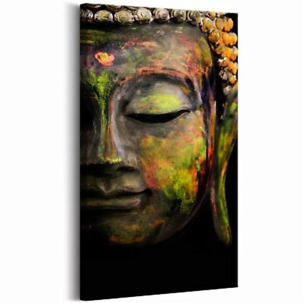 artgeist Wandbild Buddha's Face schwarz Gr. 40 x 80 günstig online kaufen
