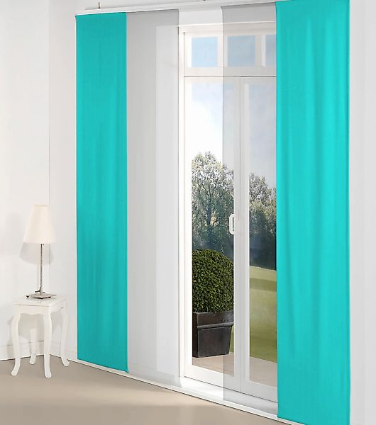 Wirth Schiebegardine "WirthNatur" Paneelwagen 1 Stk. tlg. Inkl. Montagezube günstig online kaufen