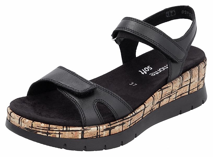 Remonte Keilsandalette, Riemchensandale, Bequemschuh, Sommerschuh mit Klett günstig online kaufen